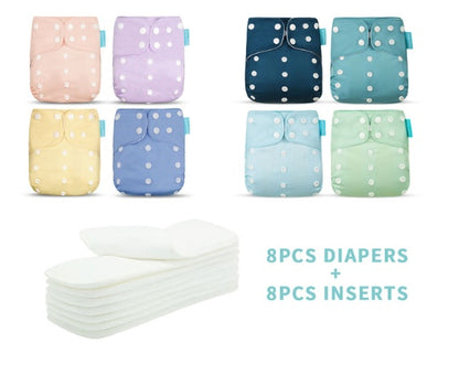 Adjustable Reusable Diaper for Babies from 0-15kg